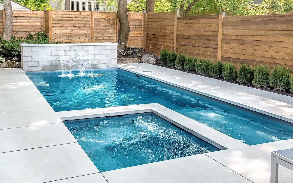 Vox Landscape Design creates backyard fiberglass pool masterpieces in Springfield, Missouri